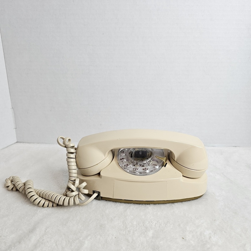 VTG 1970s Princess Telephone Rotary Dial Beige 702BM Western Electric – Untested